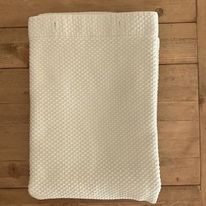 Restoration Hardware Waffle Weave Light Sage Green Shower Curtain